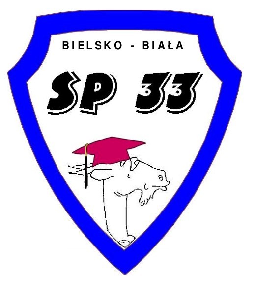 Logo szkoły Szkoła Podstawowa nr 33 im.  Kornela Makuszyńskiego